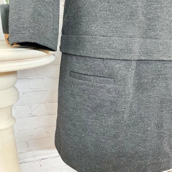 Veronica Beard Long Sleeve Drop Waist Gray Shift Dress, Women’s 2 *runs big* - Picture 4 of 8